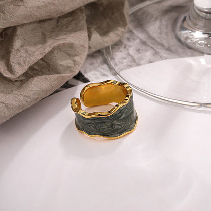 Sterling Silver Jewelry Women's European And American Cold Wind Opening