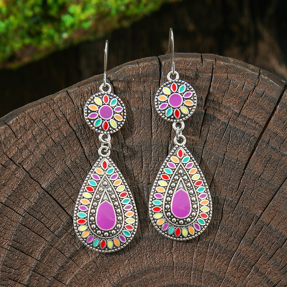 Vintage Bohemian Style Hand-woven Tassel Earrings