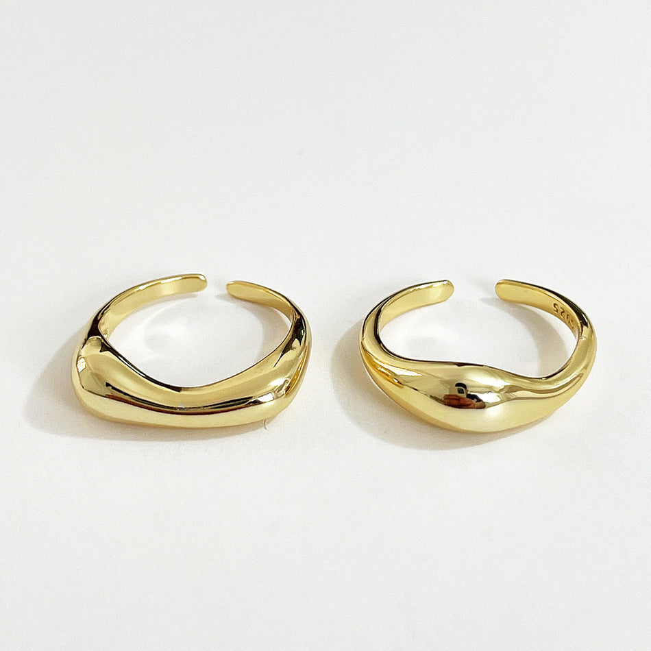 Women's French Style Minimalist Design Ring