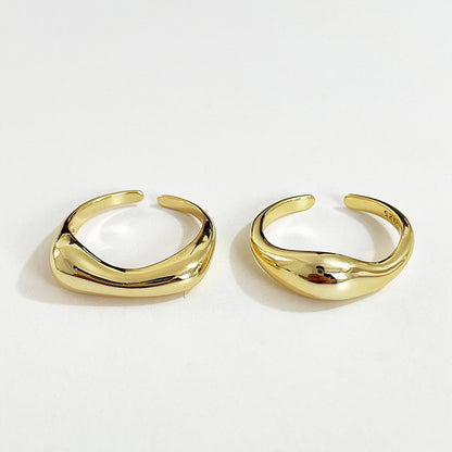 Women's French Style Minimalist Design Ring