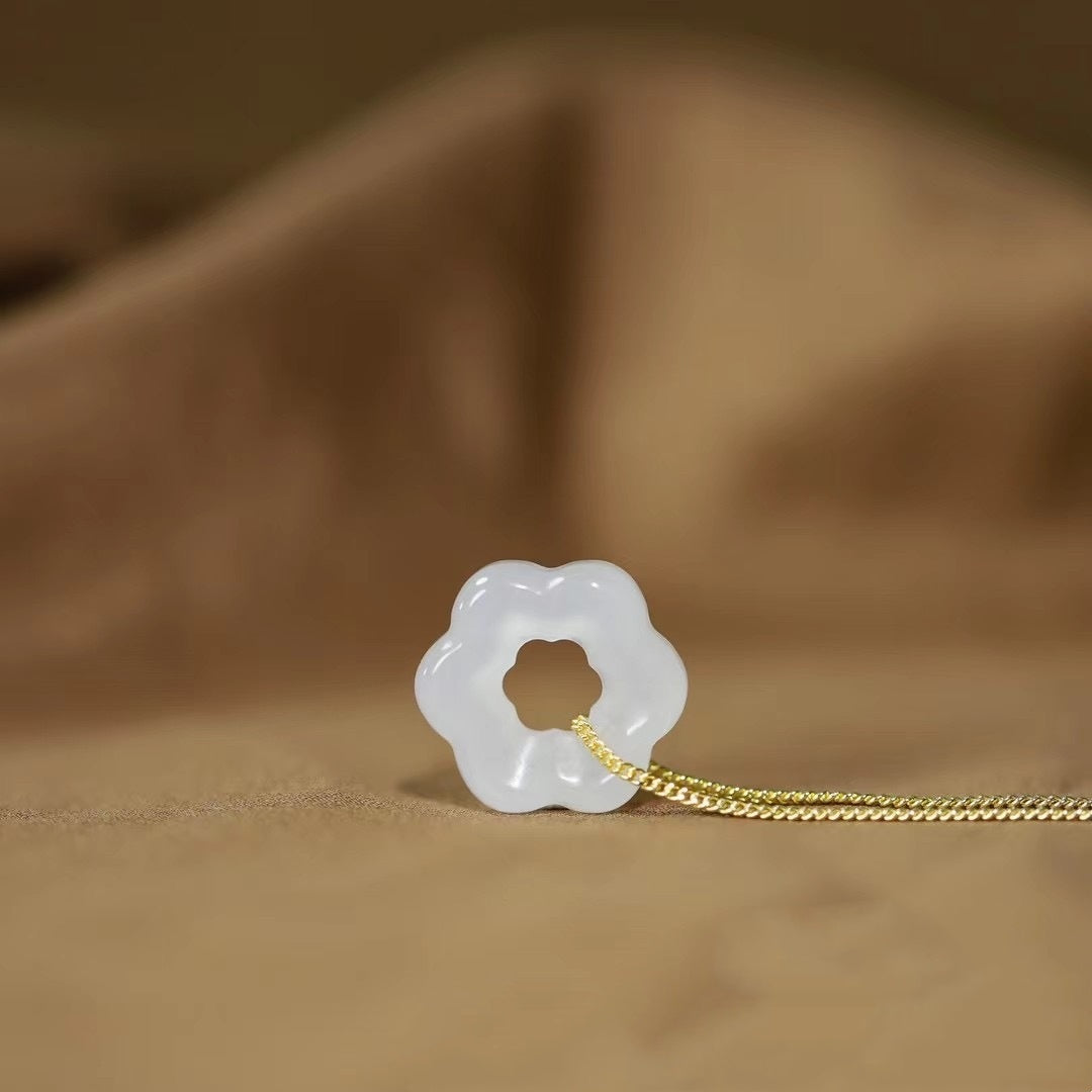 DIY Antique Earrings Jade Ornament Accessories