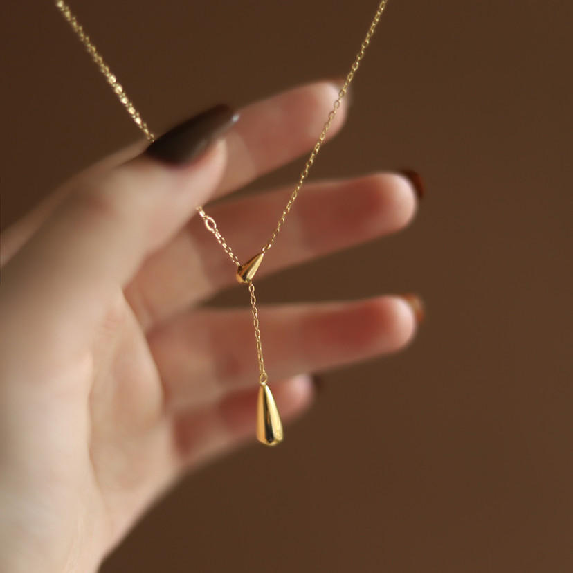 Simple European And American Drop Necklace