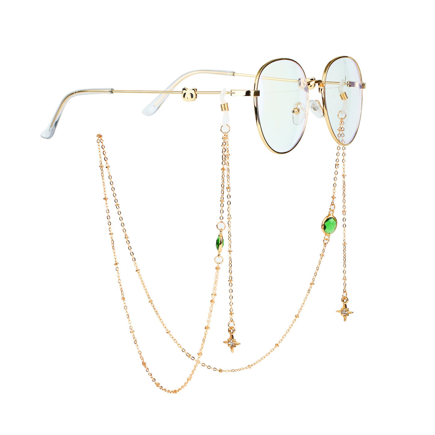 Glasses Bound Glass Hanging Chain