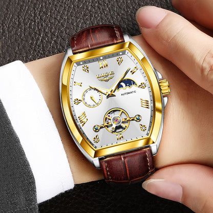 Men's Tourbillon Mechanical Watch Multifunctional Waterproof