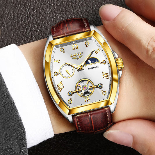 Men's Tourbillon Mechanical Watch Multifunctional Waterproof
