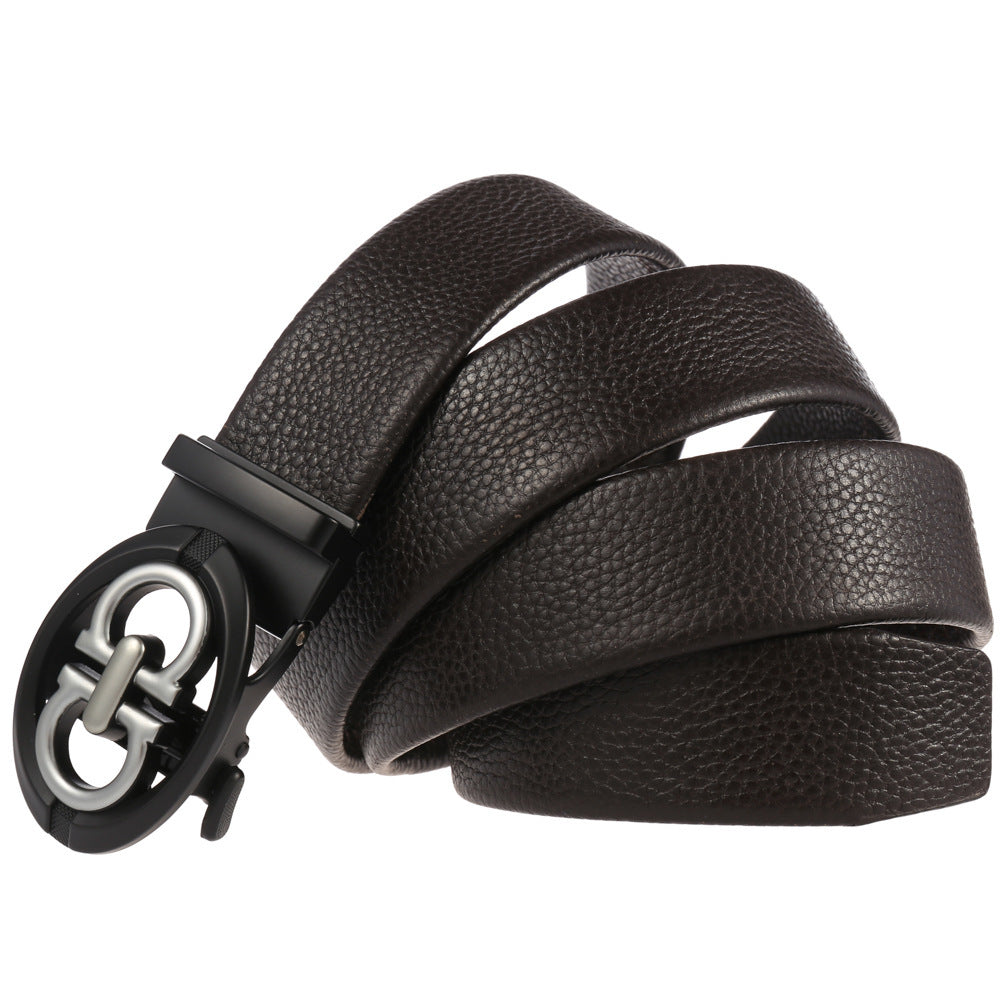 حزام رجالي كاجوال بمشبك أوتوماتيكي للأعمال