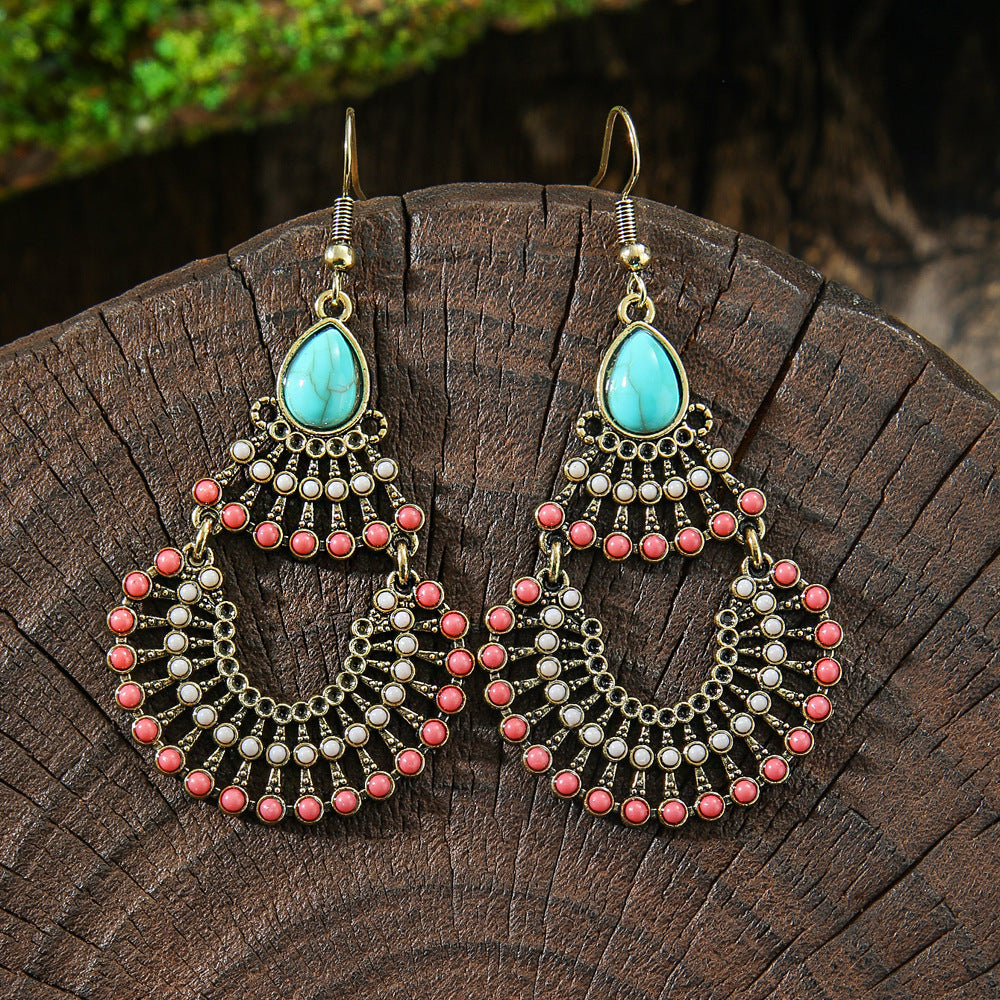 Vintage Bohemian Style Hand-woven Tassel Earrings