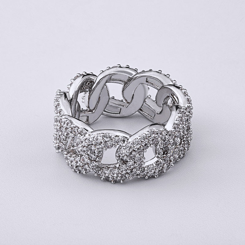 Fashion Ladies Zircon Diamond Shiny Closure