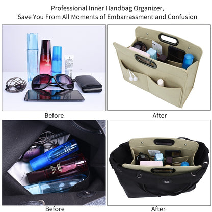 Filz-Aufbewahrungstasche mit großem Fassungsvermögen