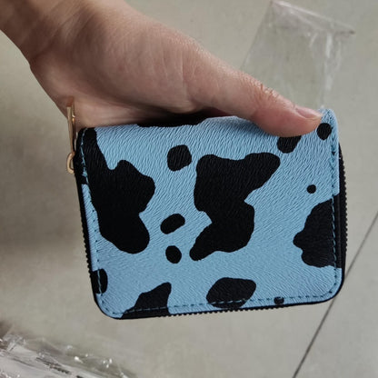 Damenmode Koreanische Version der Lippenstifttasche im westlichen Stil mit Kuhmusterkette