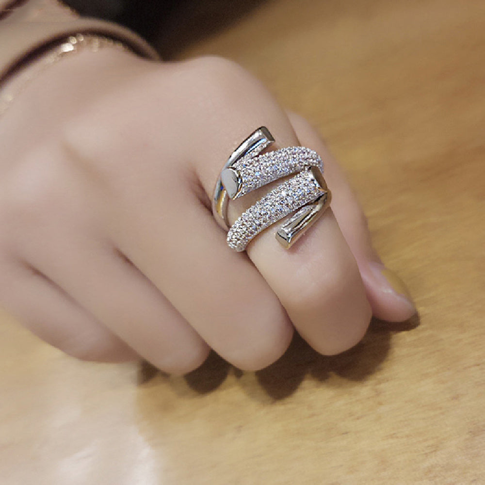 Niche Design Index Finger All-match Women's Matching Ring