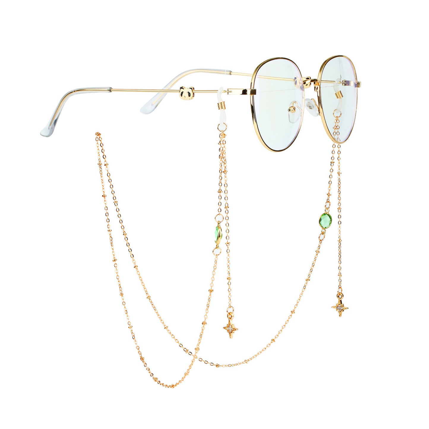 Glasses Bound Glass Hanging Chain