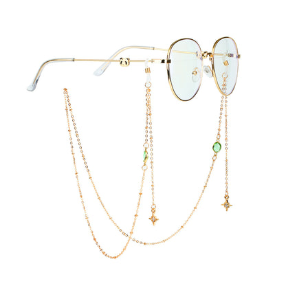 Glasses Bound Glass Hanging Chain