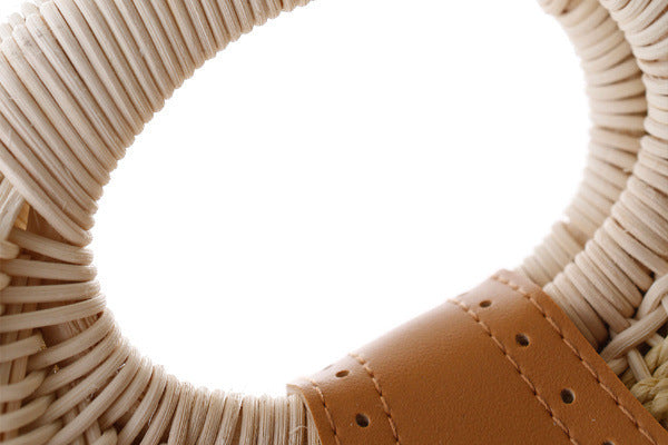 حقيبة يد من الروطان