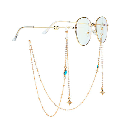 Glasses Bound Glass Hanging Chain