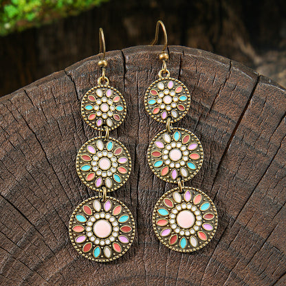 Vintage Bohemian Style Hand-woven Tassel Earrings