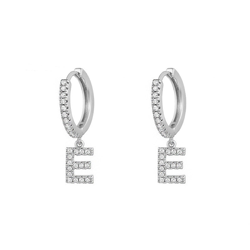 Women's Korean Style Small Earrings Half Circle