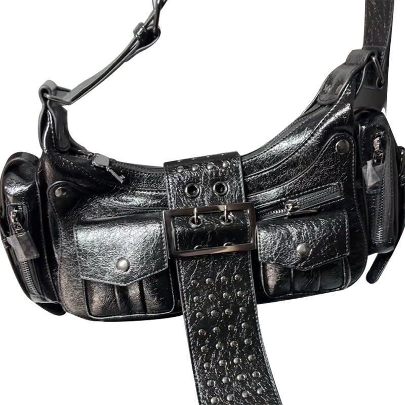 حقيبة برشام دراجة نارية أنيقة للفتيات