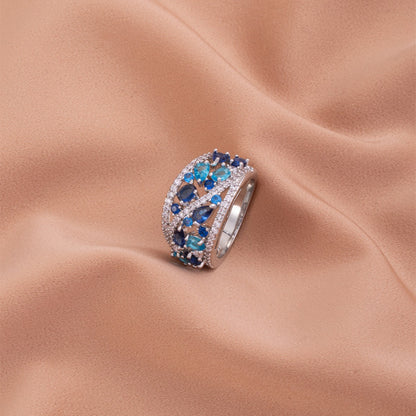 خاتم دائري مجوف ذو نسيج متقدم فريد من نوعه