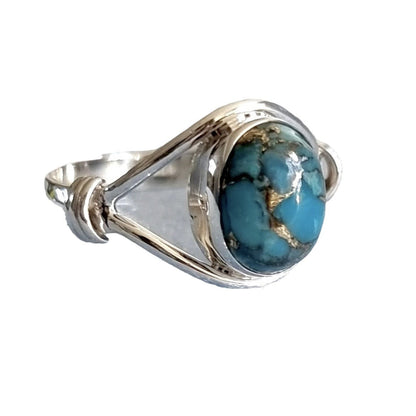 Turquoise Ring Unique Lady Simple Fashion