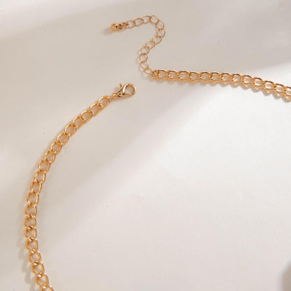 Women's Frosted Color Three-dimensional Flower Necklace