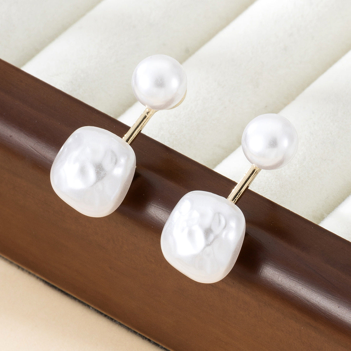 Simple French Irregular Ear Studs Korean Girl