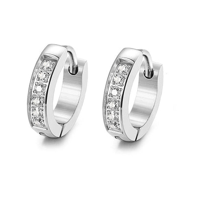 أقراط هاوشي العصرية المصنوعة من الفولاذ التيتانيوم للنساء