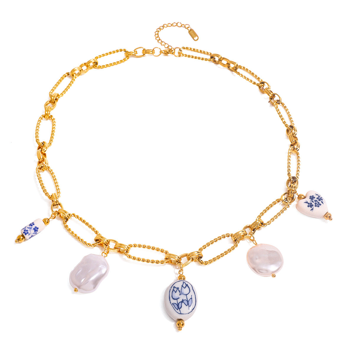 Cerulean Freshwater Pearl Necklace