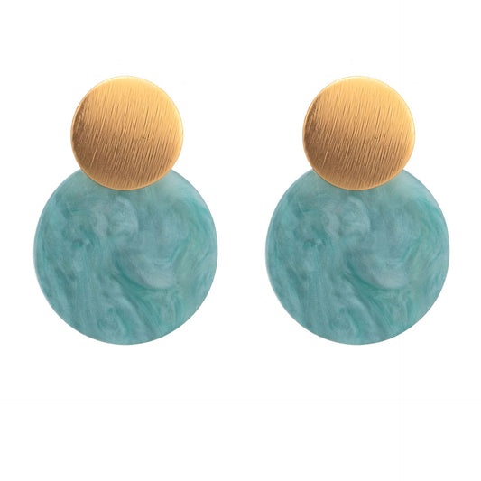 Environmental Protection Popular Fashionable Golden Earrings