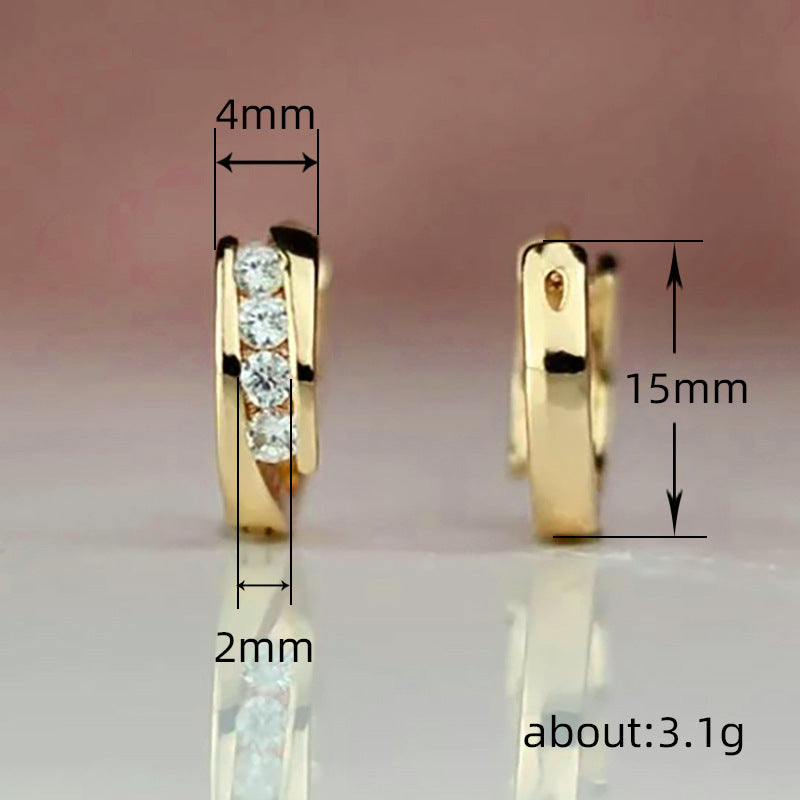 Exquisite And Versatile To Make Round Face Thin-looked Earrings