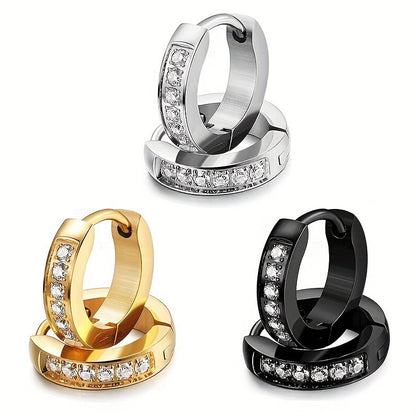 أقراط هاوشي العصرية المصنوعة من الفولاذ التيتانيوم للنساء