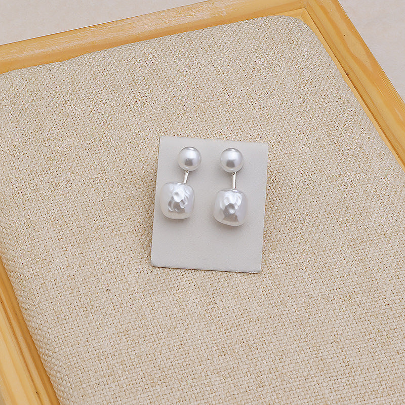 Simple French Irregular Ear Studs Korean Girl