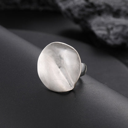 Women's Irregular Thick Gold And Silver Color Ring