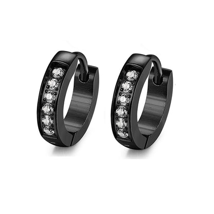 أقراط هاوشي العصرية المصنوعة من الفولاذ التيتانيوم للنساء