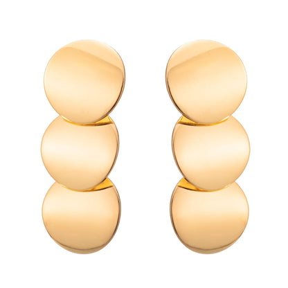 Environmental Protection Popular Fashionable Golden Earrings