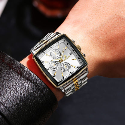 Men's Business Steel Belt Quartz Watch