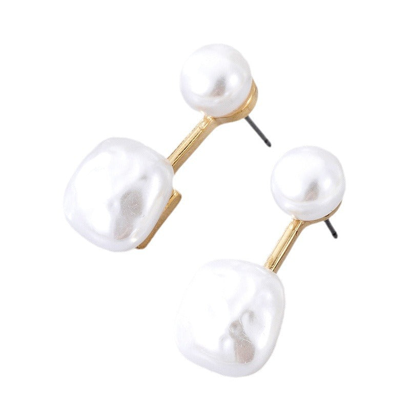 Simple French Irregular Ear Studs Korean Girl