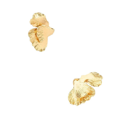 Fashion Personality New Metal Flower Earrings For Women