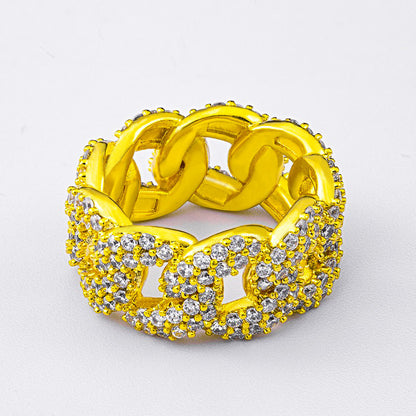 Fashion Ladies Zircon Diamond Shiny Closure
