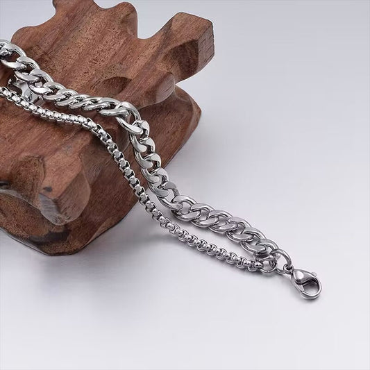 Lasting Elegance: Modern Titanium Steel Anklets - A sophisticated touch to every look!