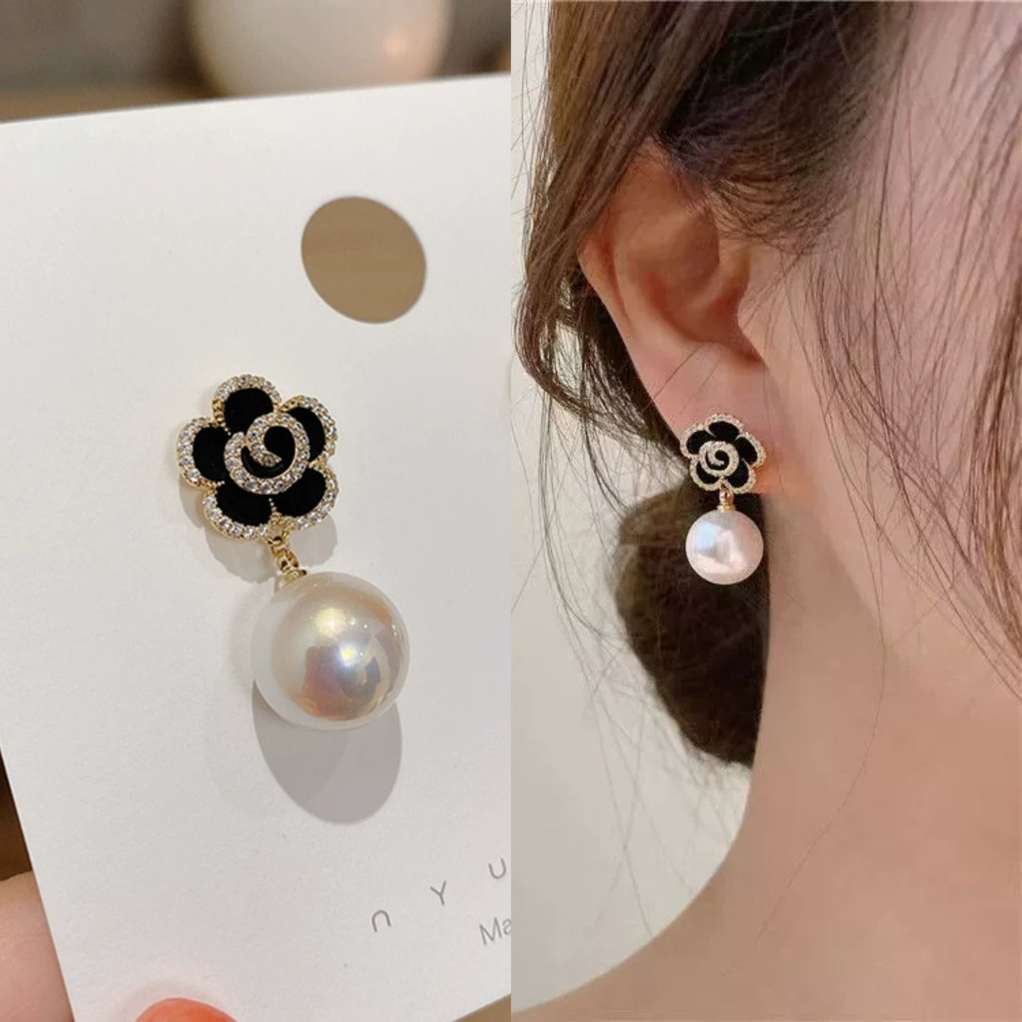 Simple High-grade Pearl Earrings