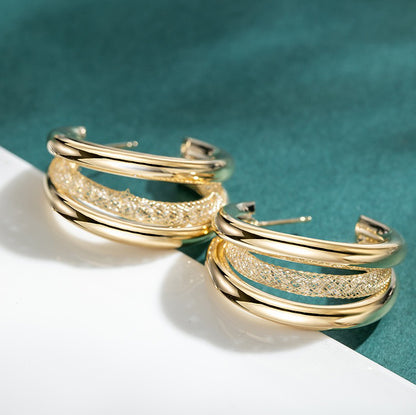 Women's Summer Design Sense High-end Light Luxury Earrings