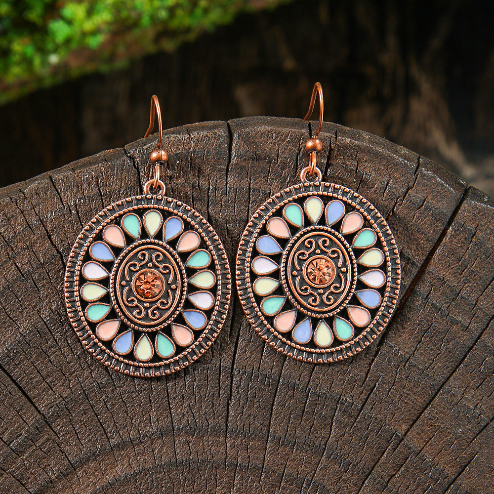 Vintage Bohemian Style Hand-woven Tassel Earrings