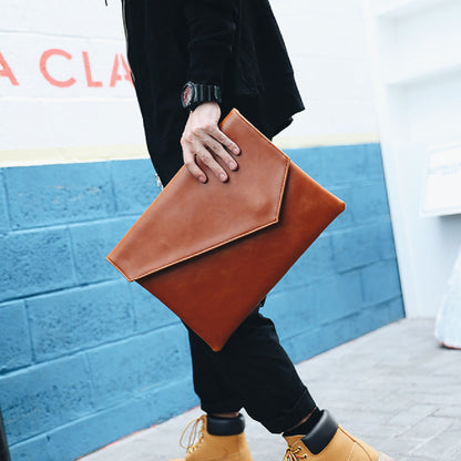 Leder verbesserte Herren Stil Business Casual Fashion Hand-gehalten Umschlag Aktentasche