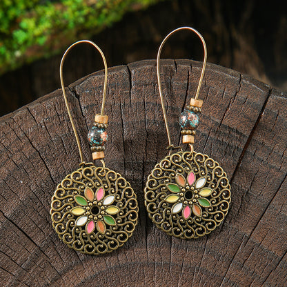 Vintage Bohemian Style Hand-woven Tassel Earrings