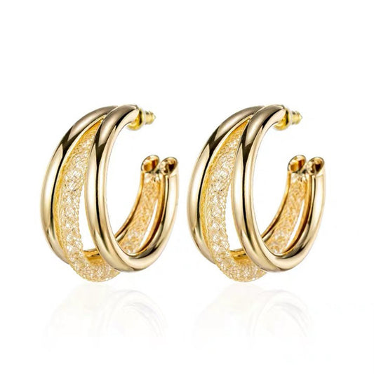 Women's Summer Design Sense High-end Light Luxury Earrings
