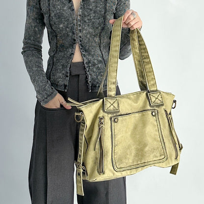 حقيبة كتف نسائية أنيقة بتصميم ريترو