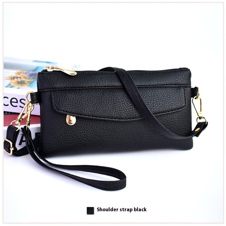 Simple Crossbody Shoulder Bag Soft Surface