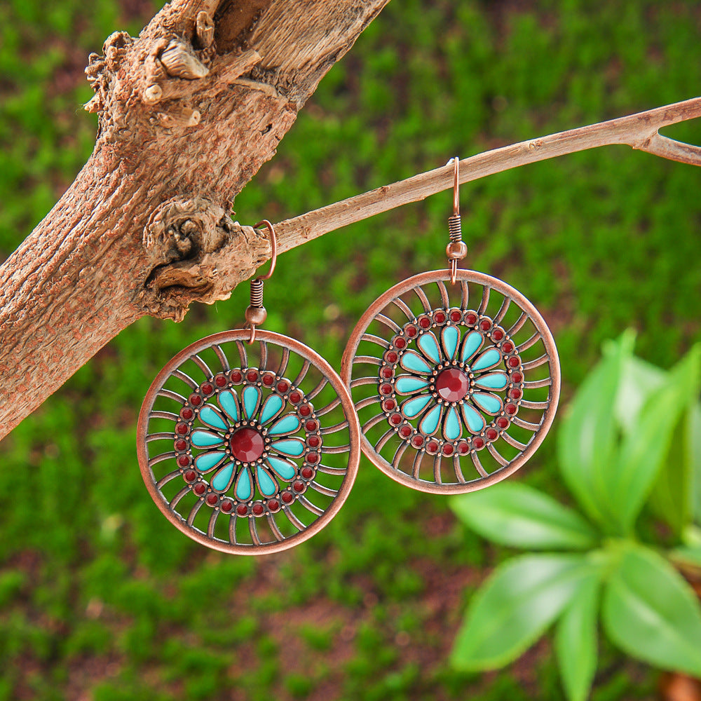 Vintage Bohemian Style Hand-woven Tassel Earrings