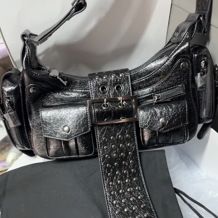 حقيبة برشام دراجة نارية أنيقة للفتيات